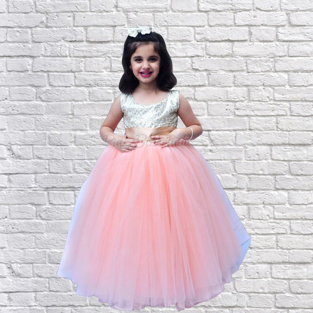Girls Birthday Gown, Baby Birthday Outfit, kids party wear online