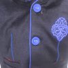Black and Blue Ethnic Kurta Pajama with Jacket for Baby Boy