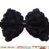 Cute Designer Black Bow Shaped Floral Hair Band for Indian Baby Girls
