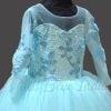 Elsa Birthday Dress Kids Party frozen princess dress