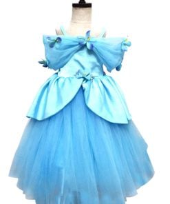 Baby Girl Birthday Gown dress – buy Kids Blue Off Shoulder Frocks Online