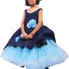Kids Blue Dress, Baby Girl Birthday Party Blue Dresses India
