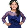 Designer Juniors Girl Dresses Wedding - Blue Princess Flower Dress