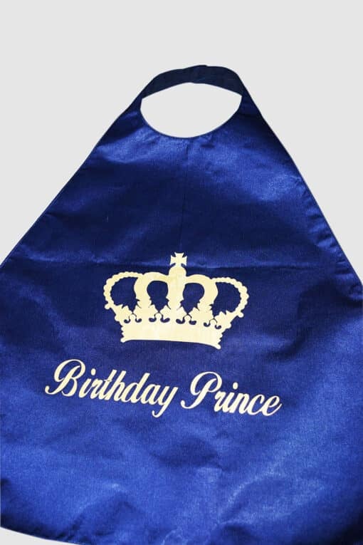 Little Prince Royal Blue First Birthday Outfit