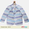 Blue Kids Cotton Summer Coat for Wedding, Birthday Party