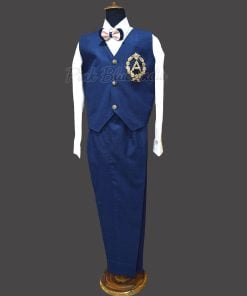 3 Piece Boy Party Suit Online, Blue Party Wear Outfit