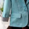 Shop Online Cool Blue Summer Coat for Young Boys with Stylish Cuffs