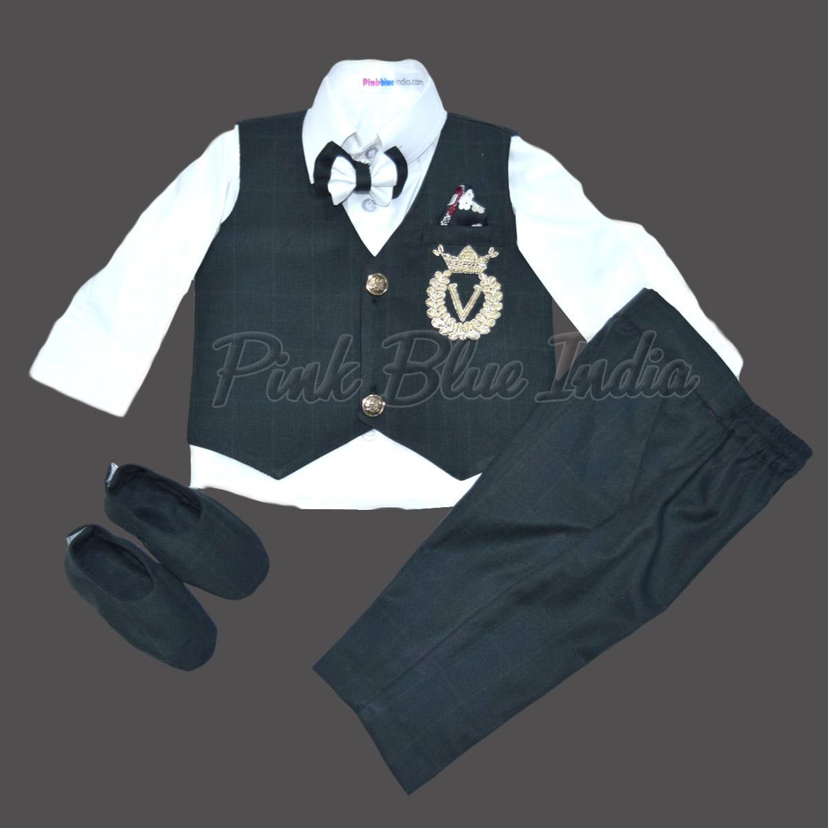 First Baby Boys Birthday Outfit Set, Boys party wear