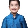Festival Blue Cotton Kurta Pajama for Boys, Buy Boys Ethnic Wear Online 