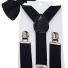 Cute Toddler Boys Black Suspenders and Bowtie Sets