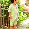 Baby Boys Green Linen Blazer, Kids 2 Pics Clothes Sets online India