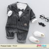 Toddler Boy Grey Pinstripe Suit - Little Boys Wedding Suit, Dresswear Online