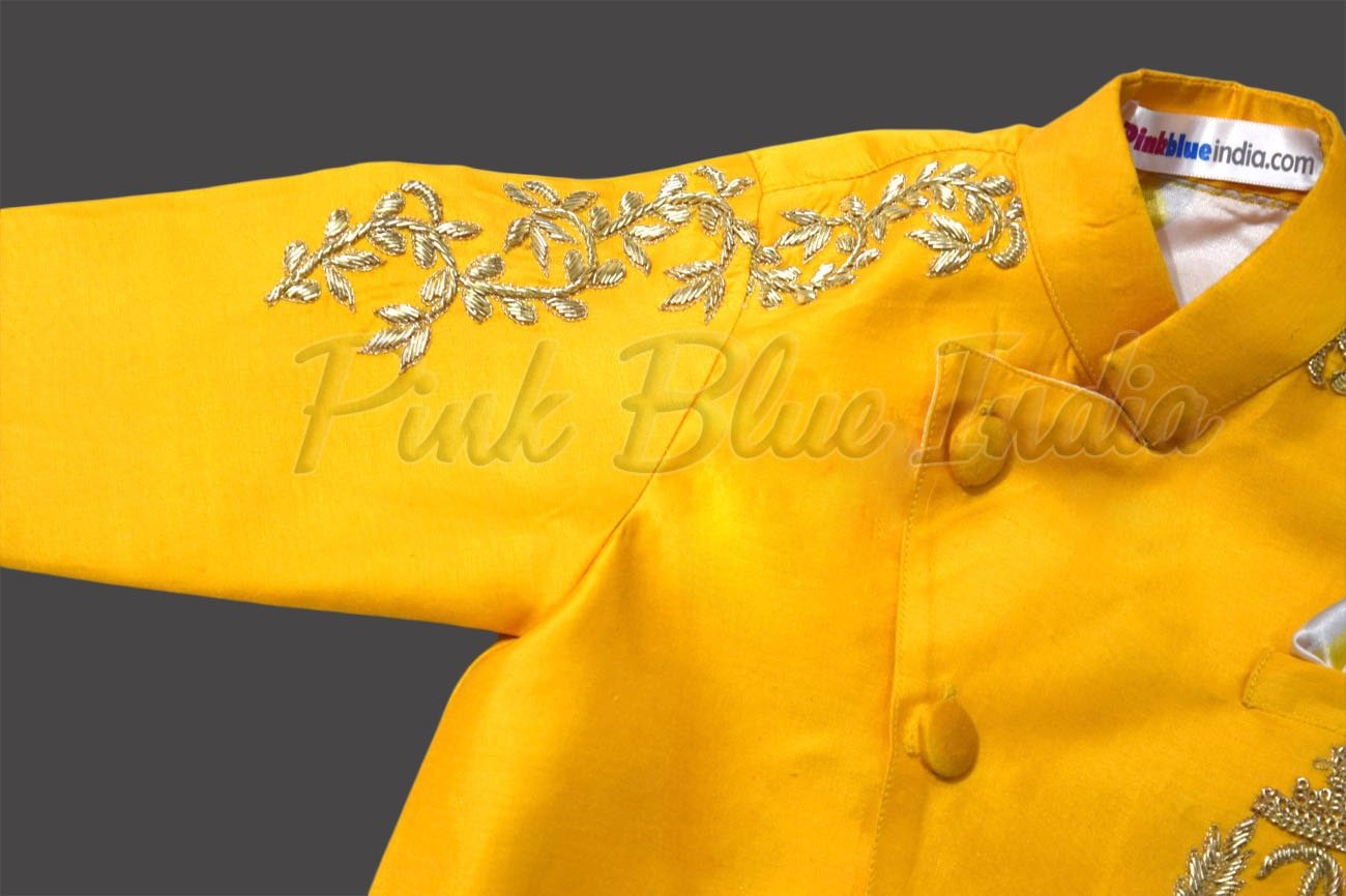 Blue Pasni Dress For Baby Boy – Boutique Nepal