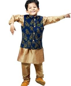 Toddler Boys Velvet Nehru Jacket and Wedding Kurta Pajama Set India