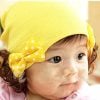 yellow baby wig cap