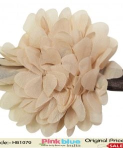 Gorgeous Fashionable Brown Infant Girl Headband with Flower