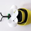 Bug Shaped Designer Hair Clip for Baby Girls in Yellow and White