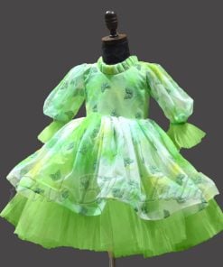 Birthday Party Butterfly Dress for Baby Girl Angel