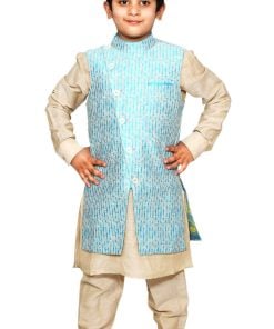 Angrakha Style Jacket, Baby Boy Kurta Pajama, Buy Indian Kids Wear Online