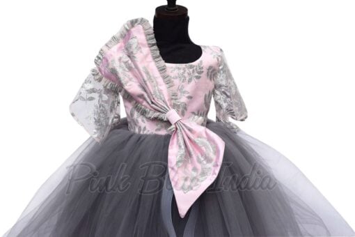 Buy Baby Girl Bell Sleeves Party Wear Gown Online India
