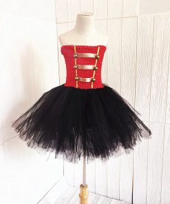 Baby Girl Tutu Dress Costume with Hat – Toy Soldier Outfit