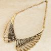 Beautiful Golden Color High-End Fashion Necklace for Indian Women