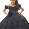 Black Off Shoulder Dress Online for Girls Birthday Party