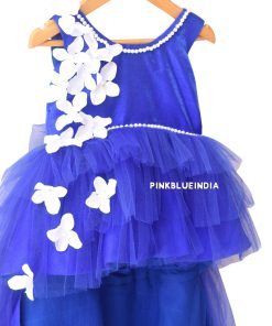 Blue Dresses for Juniors - Blue High Low Dress Girl Online