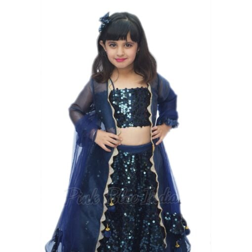 Blue Lehenga Online for Indian Wedding Baby Girls & Toddlers