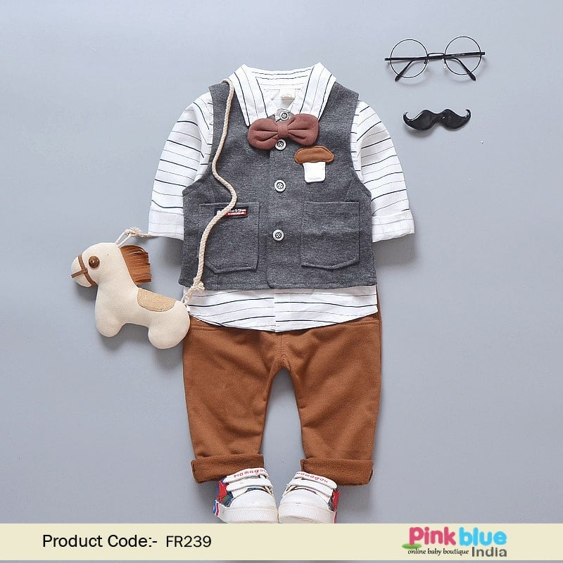Buy Baby Boy Birthday Clothing – Kids party Outfit