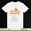 Happy Krishna Janmashtami T-Shirt for Kids, Online Krishna T-shirts Toddler India