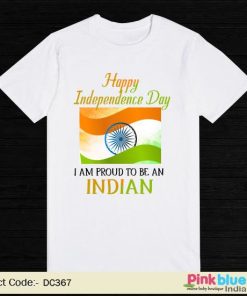 Buy Custom Indian Independence Day T-shirt for Kids, Personalized T-shirt online in India