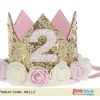 2nd Birthday Princess Crown Hat India, 2nd birthday party Crown hat toddler girl