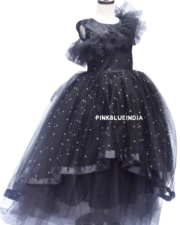 Black Gown - Buy Baby Girls Party Wear Black Dress Online