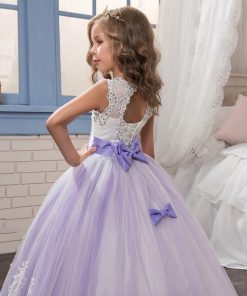 Kids Princess Gown - Girl Long Birthday Party Dress