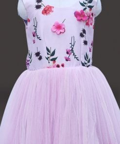 Kids Birthday Party Gown / Lavender Flower Girl Dress