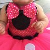 Disney Baby Minnie Mouse Infant & Toddler Girl's Tutu Dress, Hot Pink Tutu Costume