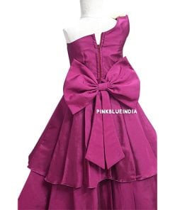 Kids One Shoulder Dress - Buy One Side Shoulder Gown for Baby Girl