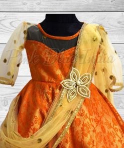 Buy Trendy Pattu Pavadai Dress for Newborn