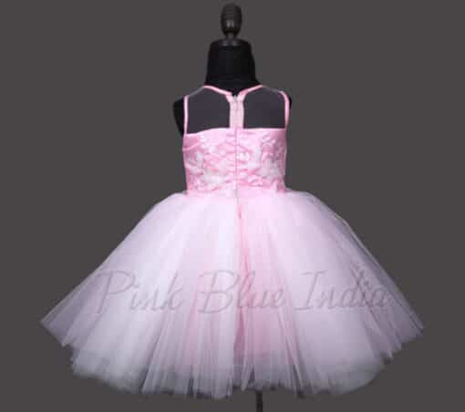 pink dress princess frock Gown 1 to 10 years old girl