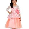 Cute Pink Floor Length Flower Girl Dress - Princess Indian Designer Dress