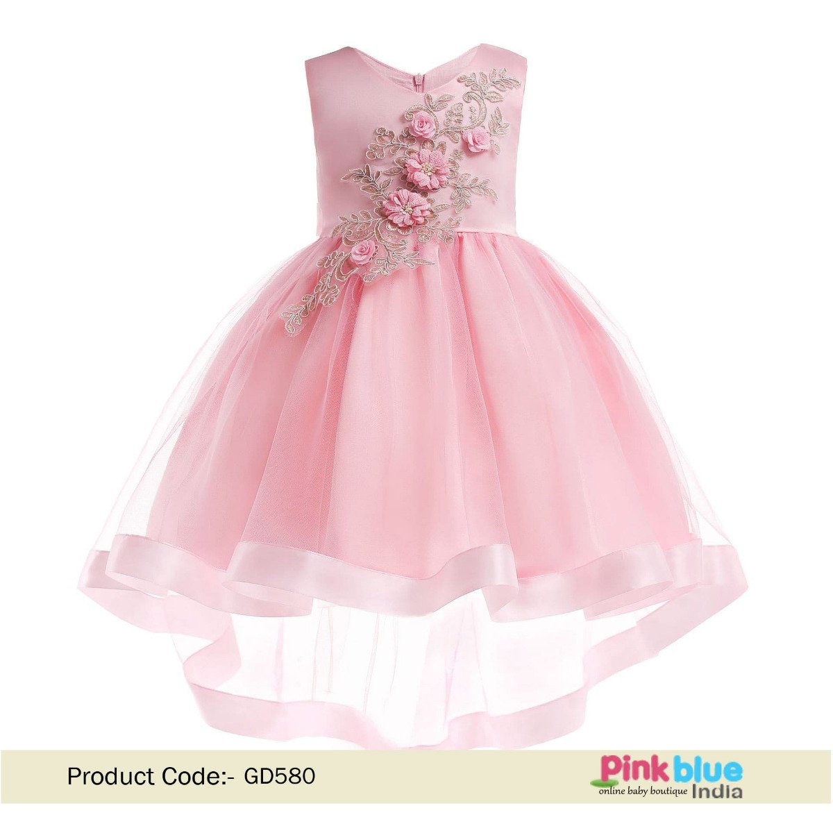Pink Frock - Buy Pink Party Dress for Baby Girl Online