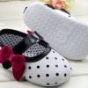 Beautiful Polka Dot Baby Girl Pump Shoes with Bow