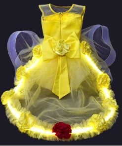 Buy Princess Party Led Light Dress, Yellow baby Girl Frock, Led Light Dress Online India