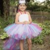 Toddler Rainbow Unicorn Tutu Dress, Baby Girl Birthday, Unicorn Party Tutu Costume