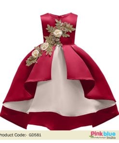 Kids Red Dress - Buy Red Frock for Girl- Red Party Dress Online