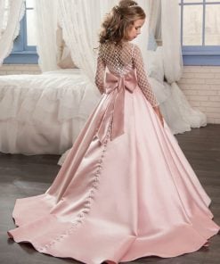 Baby Girls Ball Gown Wedding Dress | Kids Party Wear Gown
