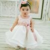 Buy White Wedding Frock, kid Girl Special Occasion Dress, baby Birthday frock