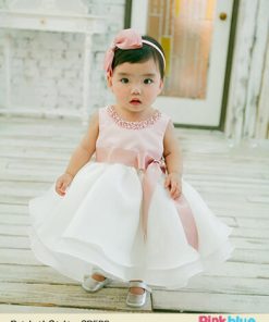 Buy White Wedding Frock, kid Girl Special Occasion Dress, baby Birthday frock