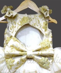 Champagne Baby Girl Designer Party Wear for Any Occasion